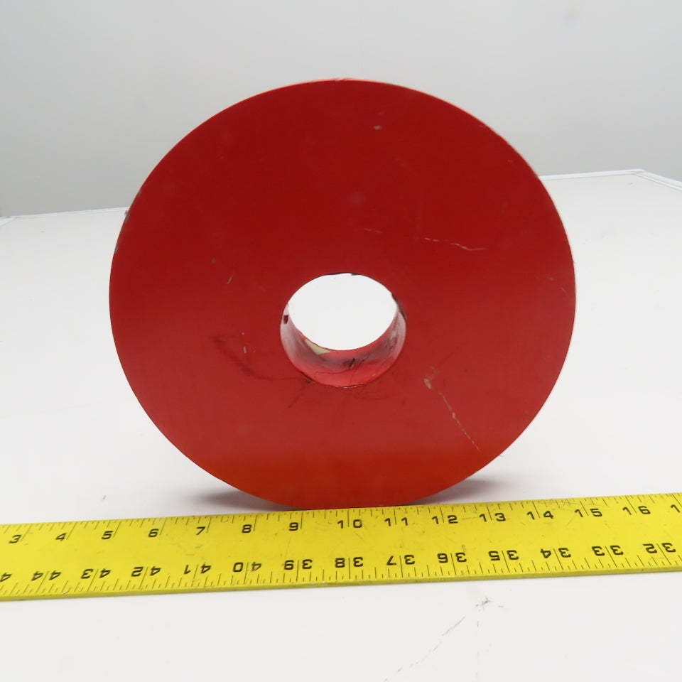 220mm OD Single Groove Wire Rope Pulley Sheave 60mm Bore