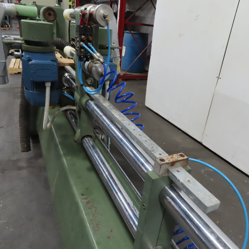 Macchia 220/380V Wood Pattern Following Double Head Dowel Fluting Grooving Mill