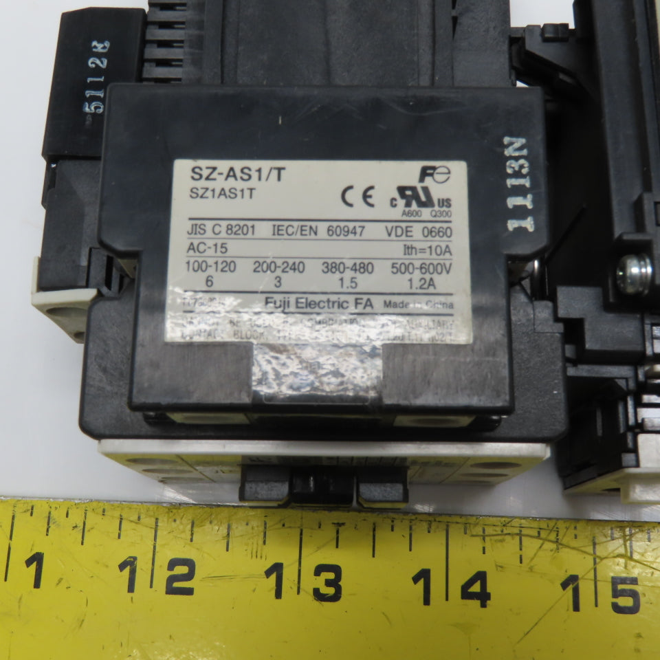 Fuji Electric TK-E02 SC-E03/G Contactor Overload Relay Assembly 24VDC 2.2-3.4A