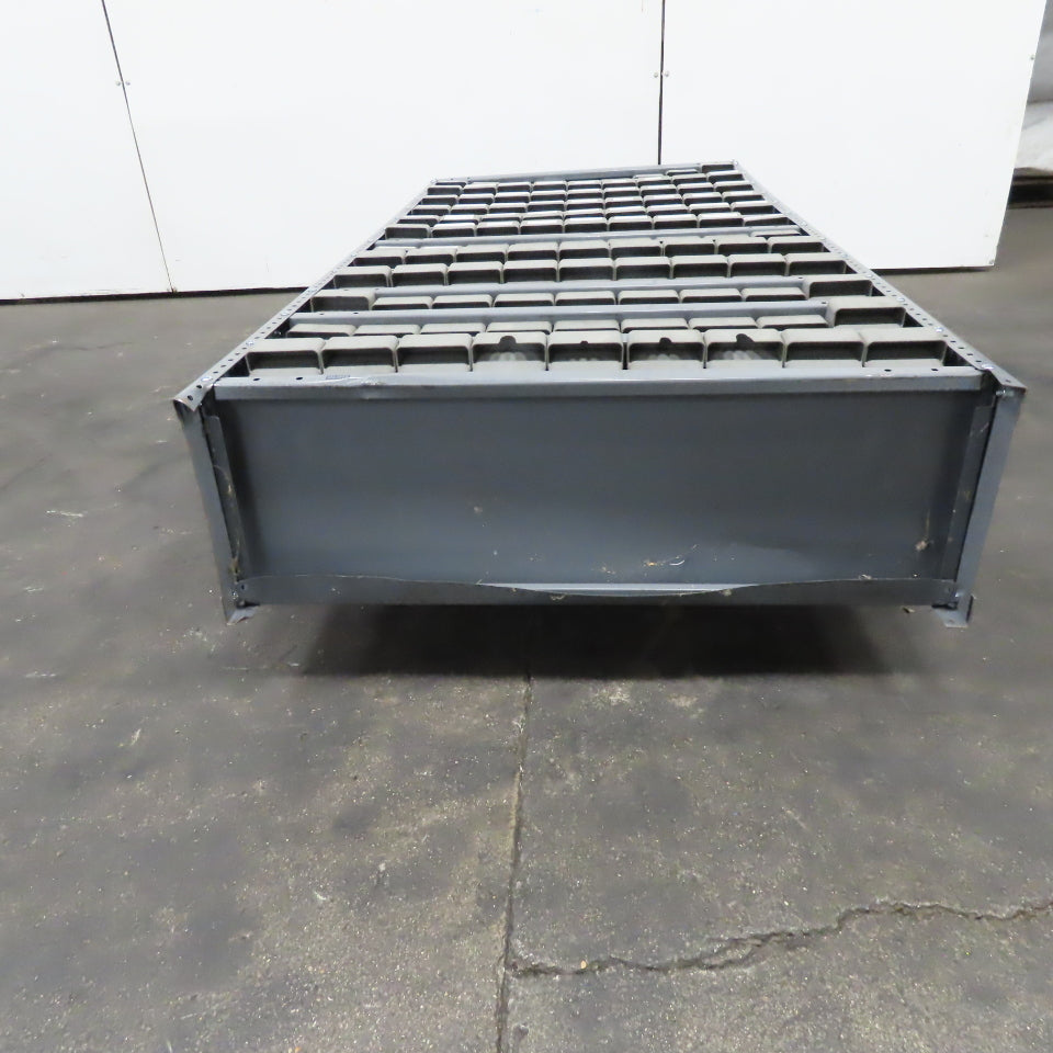 Uline 36" x 75" x 12" Deep 108 Drawer Small Parts Storage Shelf Akro-Mils Bins
