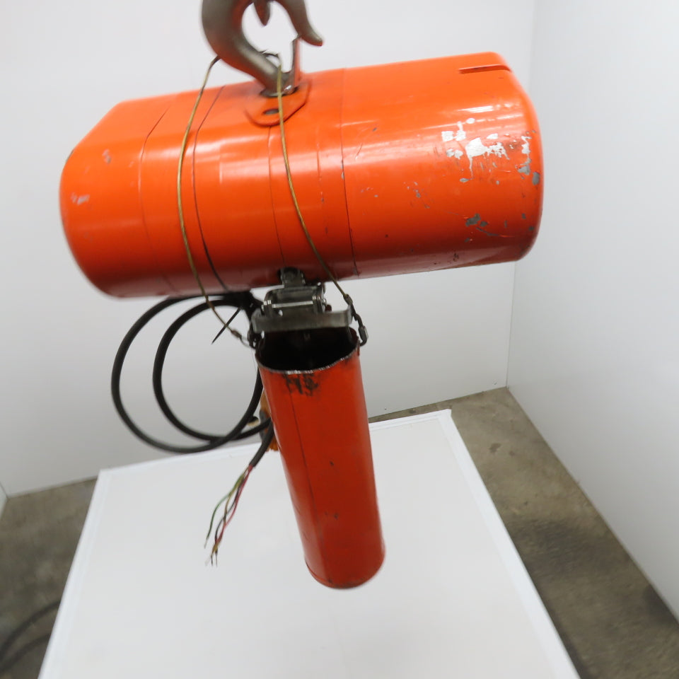 CM Model R 2 Ton 2000Lbs Electric Chain Hoist 10' Lift 8FPM 208-480V 3Ph