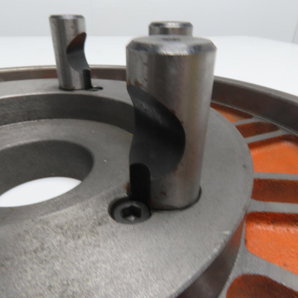 16" Slotted Lathe Drive Plate 6 Camlock Stud 1" Diam.