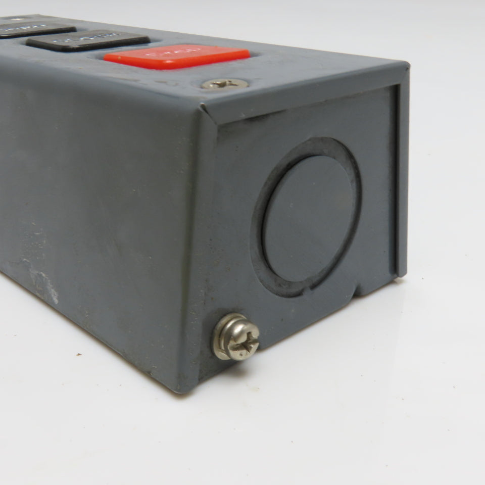 Eastern Motor Controls PB-3 3-Button Open Close Stop Push Button Station