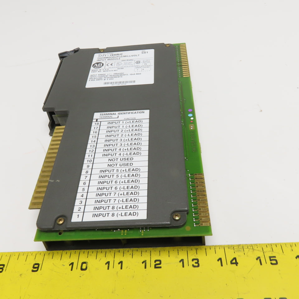 Allen-Bradley 1771-IXHR/C Thermocouple Millivolt Input Module PLC-5 8-Channel
