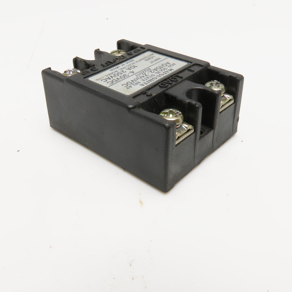 Matsushita AQ10A2-Z4/30VDC AQ2 Solid State Relay 10A 250VAC 4-30VDC Input