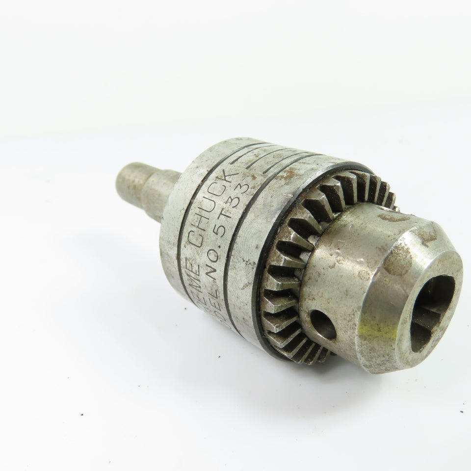 Supreme 5T33 5/64"-1/2" Capacity 33 Taper Drill Chuck
