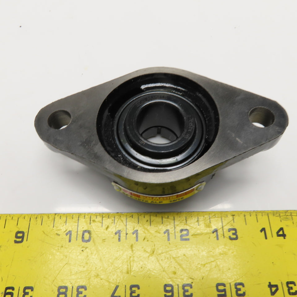 Sealmaster SFT-15TX ALP 15/16" 2-Bolt Flange Block Bearing Skwezloc