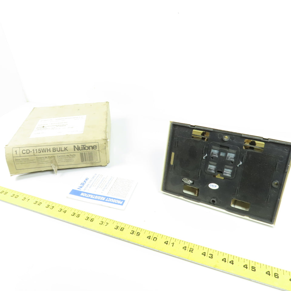NuTone CD-115WH 1-Door Chime Doorbell Kit NEW