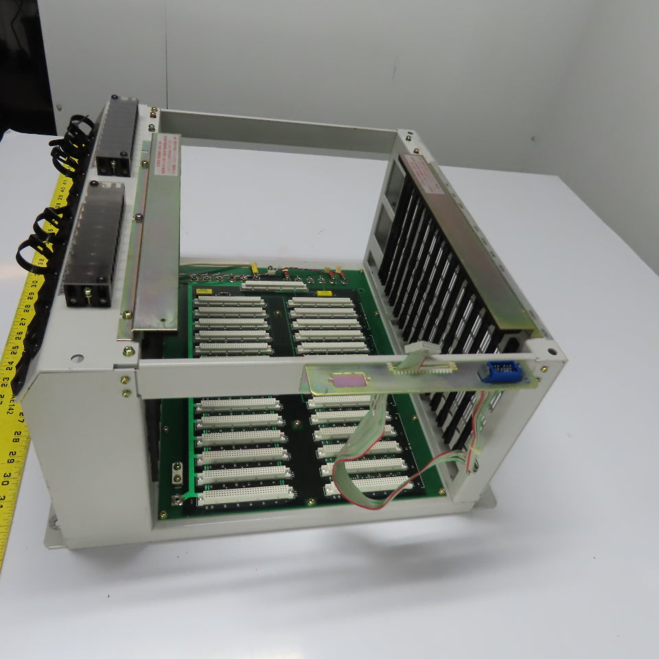 Mitsubishi UF701B MELDAS-YT2B CNC Control Unit Slot Chassis W/ Backplane