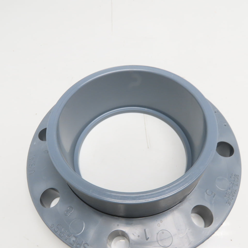 Spears 6" PVC Flange 150 PSI 8-Bolt Hole