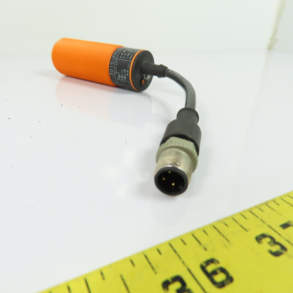 IFM KI-3015-FPKG/NI/US KI5209 Capacitive Proximity Sensor 15mm 10-36VDC IP65