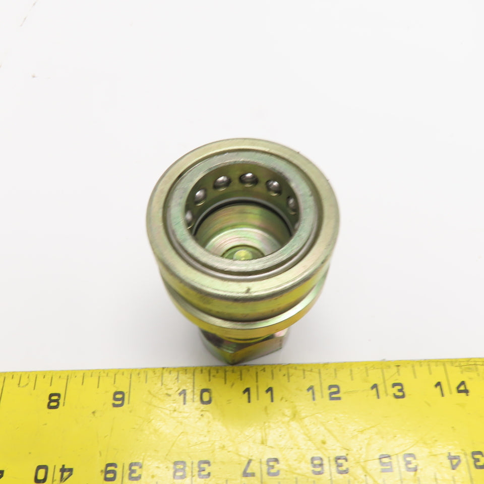 Hansen 6-HKP Quick Disconnect Hydraulic Coupling Socket 3/4" FNPT