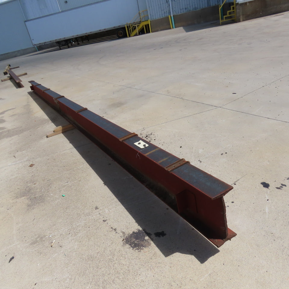 S12 x 31.8 Tapered Flange Steel I-Beam 0.35" Web 292" L x 5" W 12" H