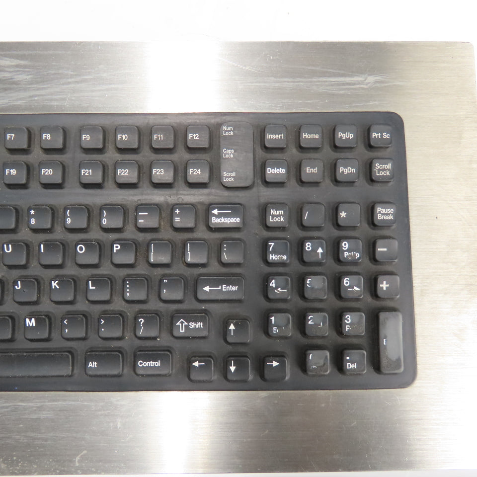 Industrial Computer KB5/NEMAPM Stainless Steel Panel Mount Industrial Keyboard
