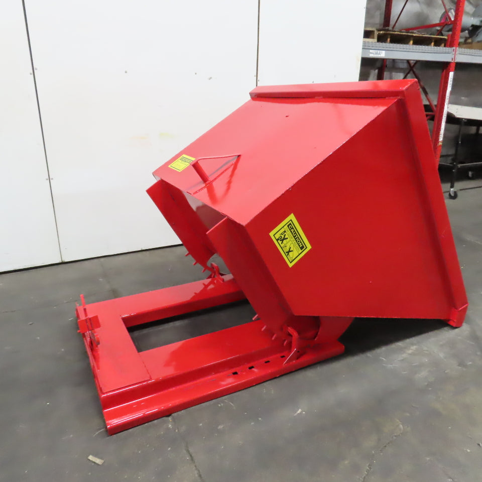 1.5 Cu Yd Light Duty Self Dumping Trash Hopper 65" x 57" x 41" OD