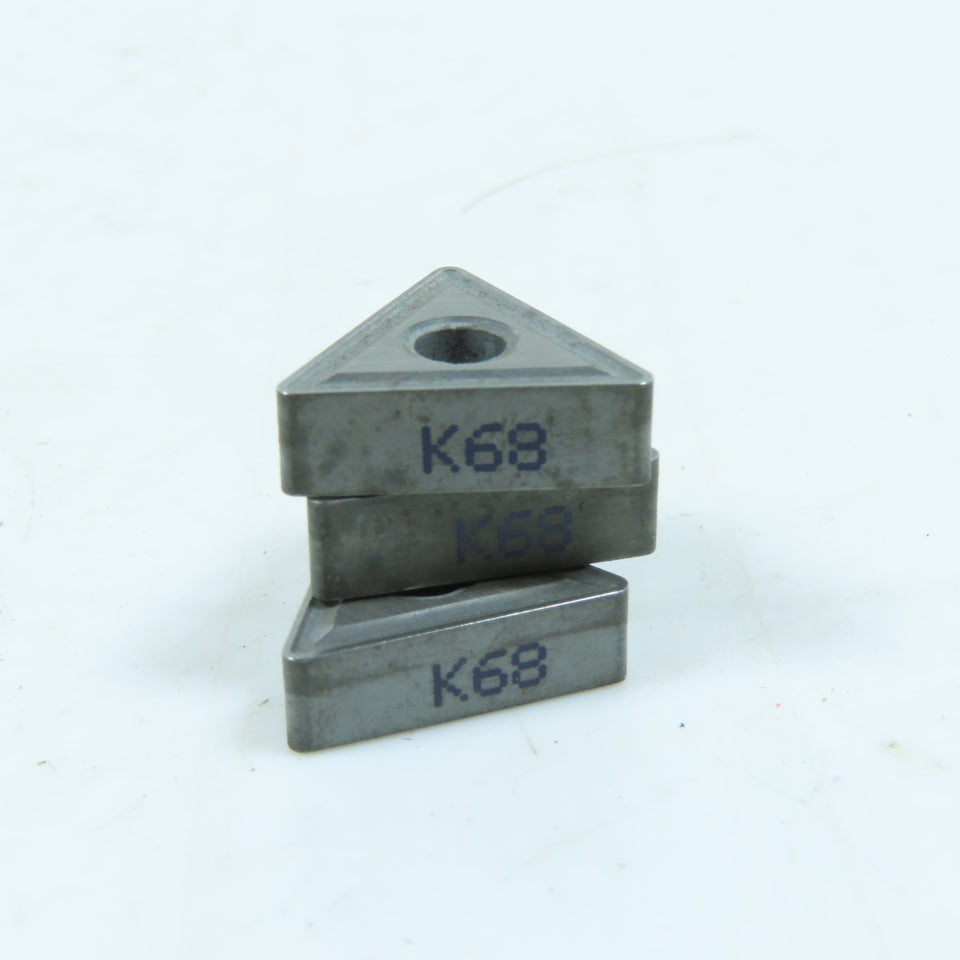 Kennametal TNMG332 K68 Carbide Turning Insert Lot of 3