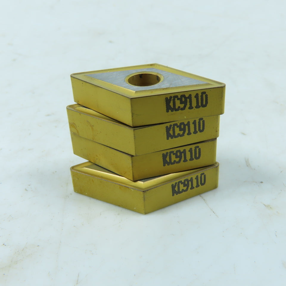 Kennametal DNMG150408B Carbide Indexing Insert TiN Coated Lot Of 4