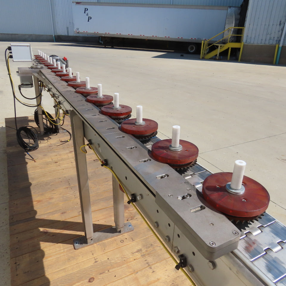 Tri-Pack CONV-4.5" WIDTH 15'x4.5"W Stainless Steel Puck Conveyor 230/460V 24FPM