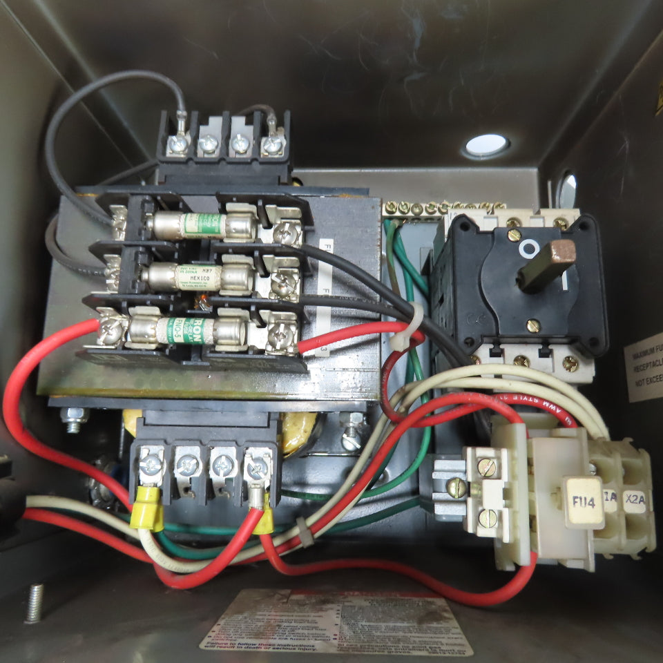 Square D SK1000G1 1kVA Transformer Disconnect 230/460V Primary 115V Secondary
