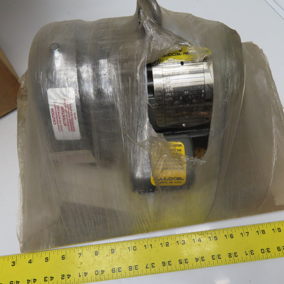 Baldor 05E170X128G1 1.5HP Electric Motor 230V 3Ph 3500RPM 143T Frame