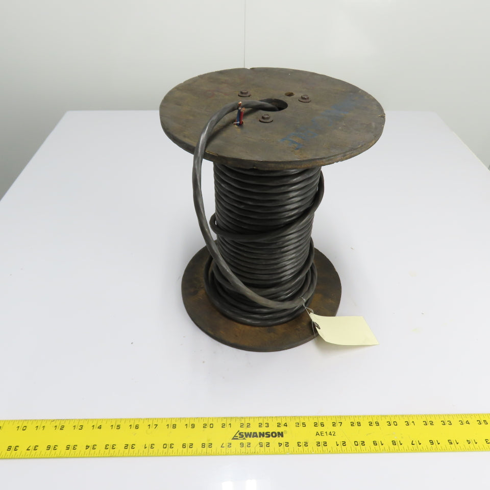 Southwire 3 AWG THHN Stranded Copper Wire Black 600V 60'