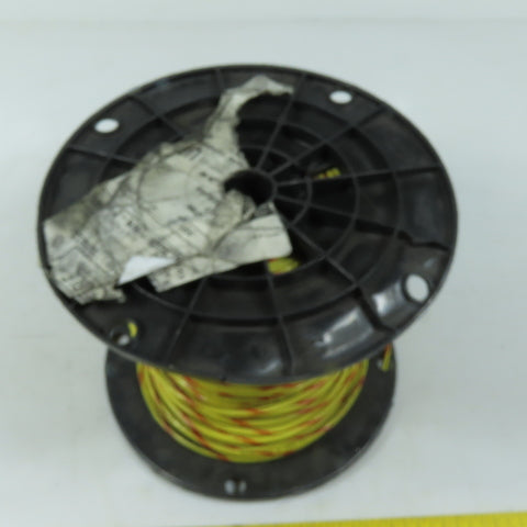 Alan Wire E83039 Yellow/Red 14 AWG 600V THHN THWN-2 MTW Electrical Wire 300'
