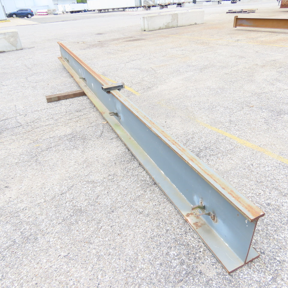 3-1/4"x 16"Tall I-Beam Monorail Overhead Hoist Rail Underhung 232"Long Section
