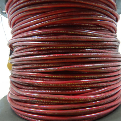 GCC 653071 16 AWG 600V 1000V Boat Cable MTW AWM DRD Red Electrical Wire 400'