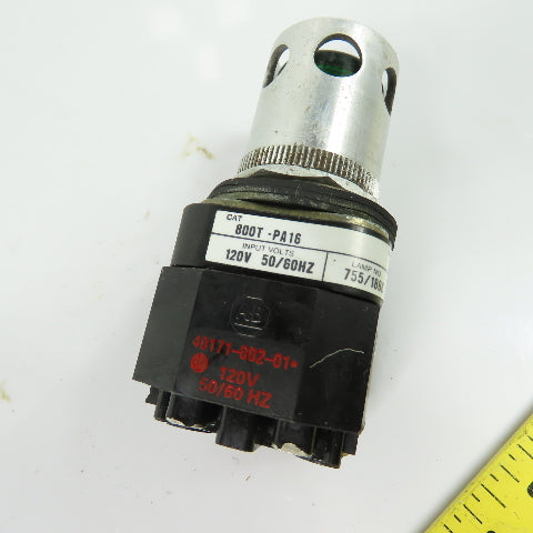Allen-Bradley 800T-PA16 Green Illuminated Momentary Contact Push Button Ser T