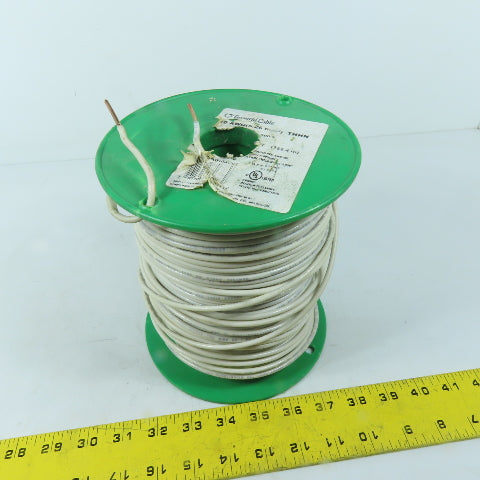 General Cable 10 AWG THHN THWN-2 Solid Electrical Wire White 400'