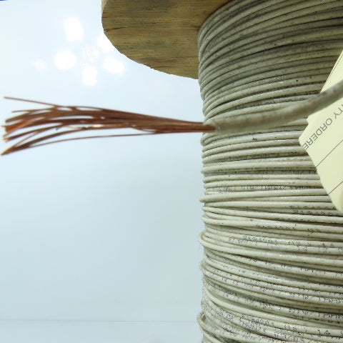 14AWG THHN White Stranded Copper Electrical Wire 600V 1400'