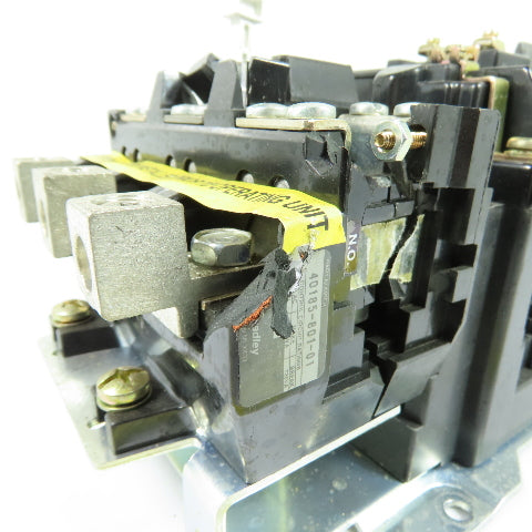Allen-Bradley 509-DOD 90A Size 3 Magnetic Motor Starter 120V Coil (See Photos)