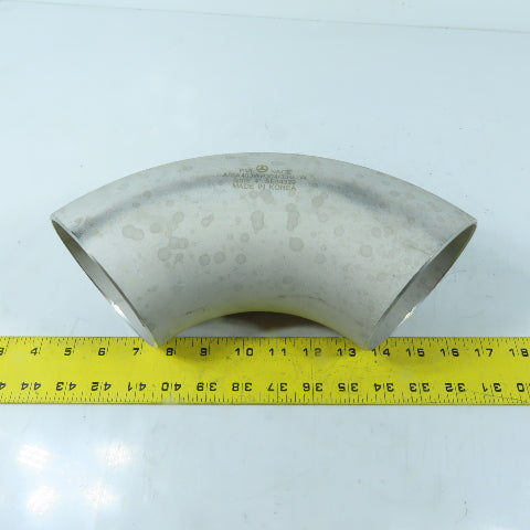 4" Sch 10S A/SA403WP304/304L-W Stainless Steel Butt Weld Elbow 90°