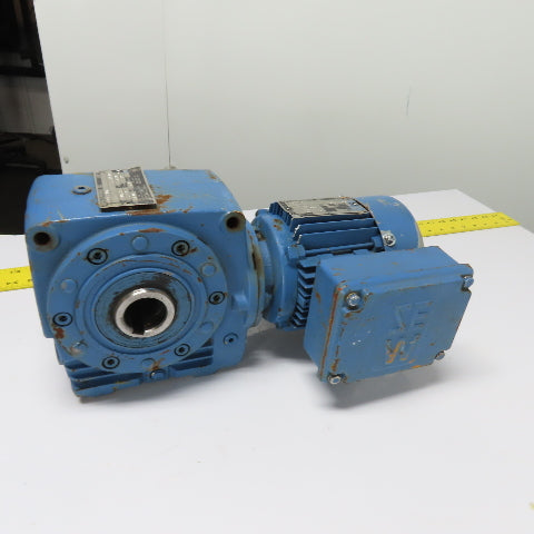 SEW-Eurodrive SA62DT71D4/2 Hollow Shaft Gear Motor 0.5HP 460V 3Ph 128.44:1 Ratio