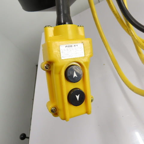 CM Lodestar Model RRS 2Ton 4000LB Electric Chain Hoist 20'Lift 16FPM 230/460 3Ph