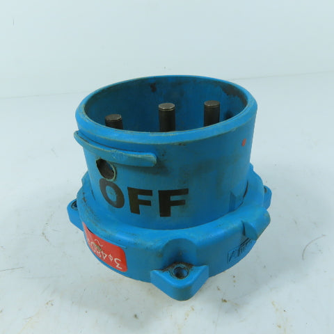 Meltric 33-68043 DS Switch Rated Inlet Plug 60A 480V 3Ph 20HP