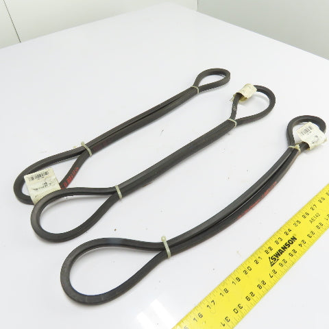 Gates B51 Hi-Power II V-Belt 21/32" x 54" Lot of 3