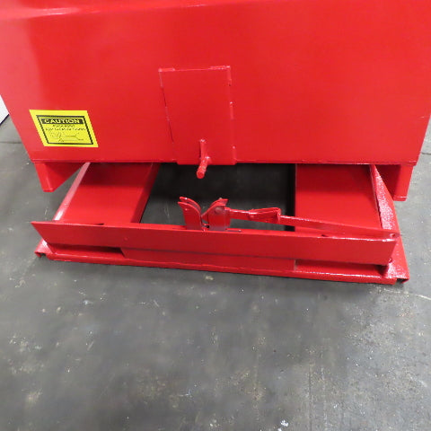 Galfab HD2.0 2 Cubic Yard Self Dumping Trash Scrap Hopper 6000# 54" x 65" x 39"
