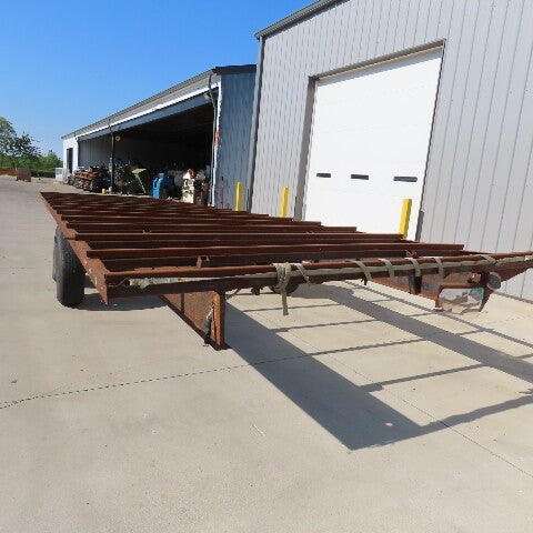 102" x 28' Long 6000# LCI Two Axle Bare Trailer Chassis 10,000Lbs GTW 2.5" Ball