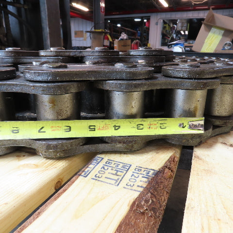 AL240 Heavy Duty Single Strand Riveted Roller Chain 3" Pitch 19' Long