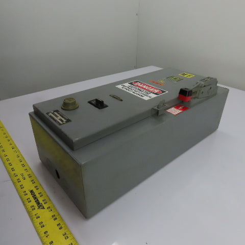Square D 8538SBG13S 30A Fusible Combination Motor Starter NEMA Size 0 3Ph 480V
