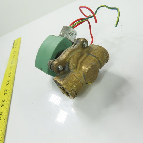 Asco 8210G074 Solenoid Valve 3/8" Pipe 50 PSI Fuel Gas 120V
