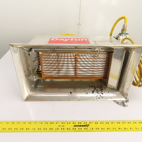 Dayton 3E132E Gas Infrared Radiant Panel Heater 30000 BTU Natural Gas 120V