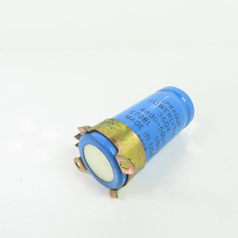Sprague 36DX 4800-50DC Powerlytic Aluminum Electrolytic Capacitor 4800uF 50VDC