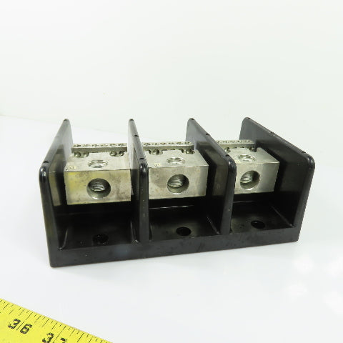 Gould Shawmut 68153 3-Pole Power Distribution Terminal Block 350MCM 600V