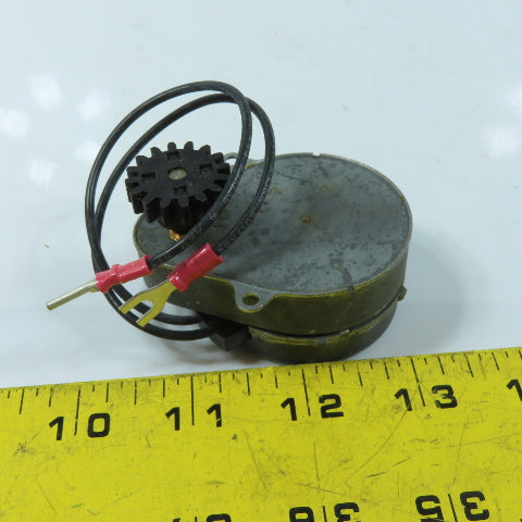 Hansen Corp. 129-3-3 Synchronous Gear Motor 120V 60Hz 2RPM With Drive Gear