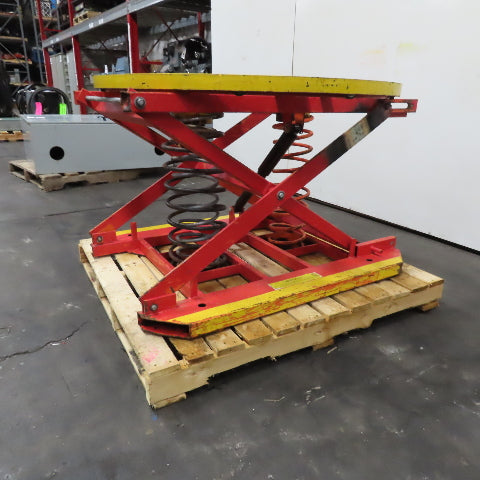 Wesco Palletpal 4500Lb Ergonomic Pallet Positioner Turn Table 44"