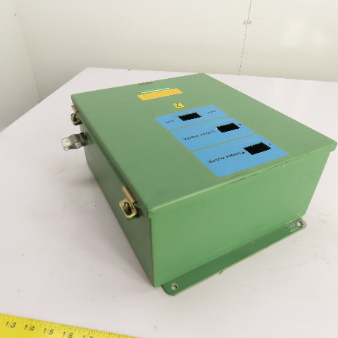Hoffman 14" x 12" x 6" Type 13 Hinged Electrical Enclosure W/ Back Plate