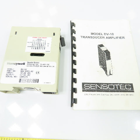 Honeywell 060-6881-02 DV-10 Sensotec Transducer Amplifier 15-28VDC In 10VDC Out