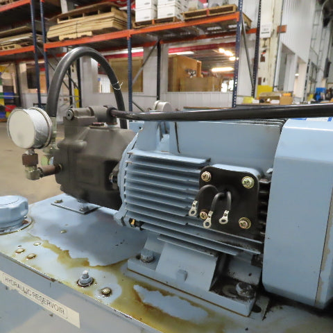 Yuken YA22-B-10-3.7-41 Hydraulic Power Unit 100L Capacity 3.7kW 480V 3Ph